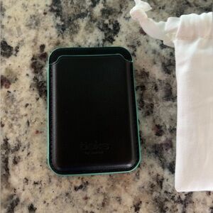 Tieks Black Mag card case